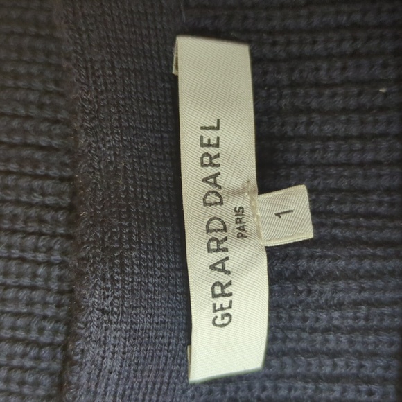 Gerard Darrel Navy Layering Vest Wool/Cotton Blend Size XS/S - Picture 10 of 13